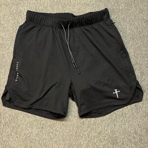 Three Nails Pro-Tech 2.0 Liner Shorts Men's Large Black 5" Running Gym
